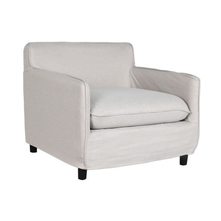 Leunstoel Home ESPRIT Beige 85 x 85 x 74 cm 2