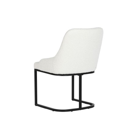Keukenstoel Home ESPRIT Wit Zwart 54 x 61 x 82,5 cm