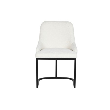 Keukenstoel Home ESPRIT Wit Zwart 54 x 61 x 82,5 cm