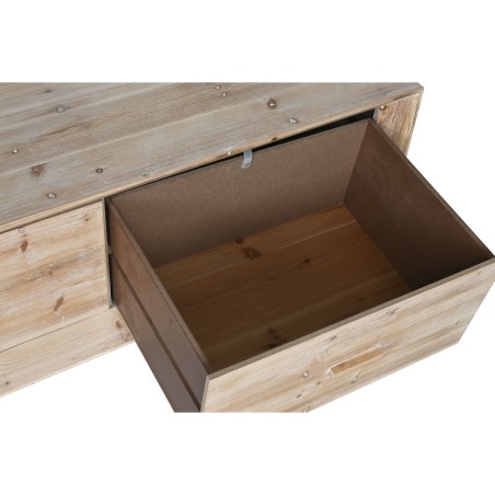 Hoofdtafel Home ESPRIT Natuurlijk Sparrenhout Hout MDF 130 x 70 x 46 c