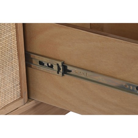 Aparador Home ESPRIT Natural Ratán Roble Madera MDF 182 x 45 x 71 cm
