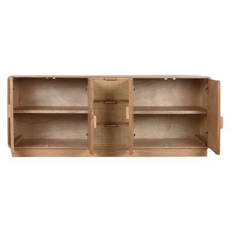 Sideboard Home ESPRIT Natural Rattan Oak MDF Wood 182 x 45 x 71 cm
