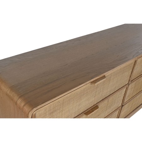 Cassettiera Home ESPRIT Naturale Rovere Tropicale 182 x 45 x 81 cm