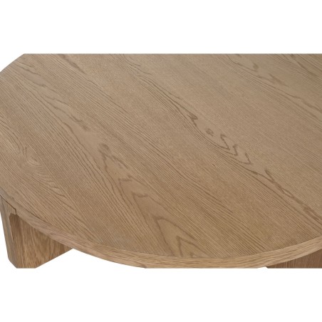 Hoofdtafel Home ESPRIT Natuurlijk Ekträ 121 x 121 x 32 cm