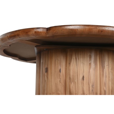 Tavolo da Pranzo Home ESPRIT Naturale Legno 100 x 100 x 77 cm 2