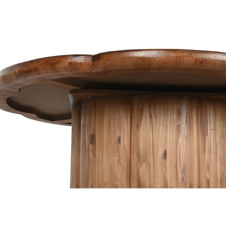 Eettafel Home ESPRIT Natuurlijk Hout 100 x 100 x 77 cm