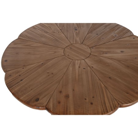 Eettafel Home ESPRIT Natuurlijk Hout 100 x 100 x 77 cm
