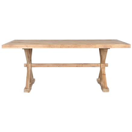 Dining Table Home ESPRIT Natural Wood 200 x 100 x 80 cm 2