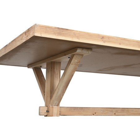 Tavolo da Pranzo Home ESPRIT Naturale Legno 200 x 100 x 80 cm