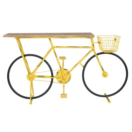 Recibidor Home ESPRIT Amarillo Negro 160 x 40 x 88 cm 2