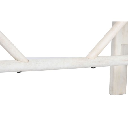 Tavolo da Pranzo Home ESPRIT Bianco Legno di mango 213,4 x 96,5 x 76,2