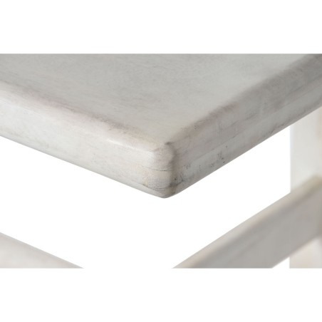 Tavolo da Pranzo Home ESPRIT Bianco Legno di mango 213,4 x 96,5 x 76,2