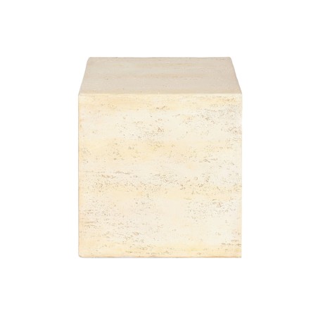 Kleine bijzettafel Home ESPRIT Beige Magnesium 40 x 40 x 40 cm