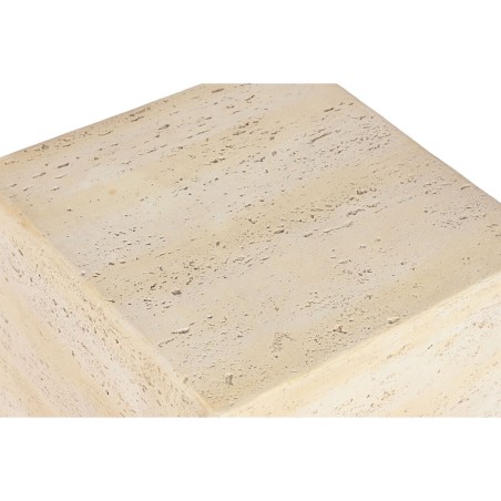 Kleine bijzettafel Home ESPRIT Beige Magnesium 40 x 40 x 40 cm