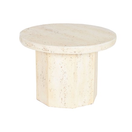 kleines Beistelltischchen Home ESPRIT Beige Magnesium 60 x 60 x 41,9 c