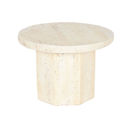 Petite Table d'Appoint Home ESPRIT Beige Magnésium 60 x 60 x 41,9 cm 2