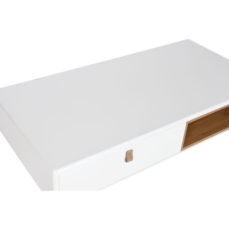 Tavolino da Caffè Home ESPRIT Bianco Naturale Poliuretano Legno MDF 1