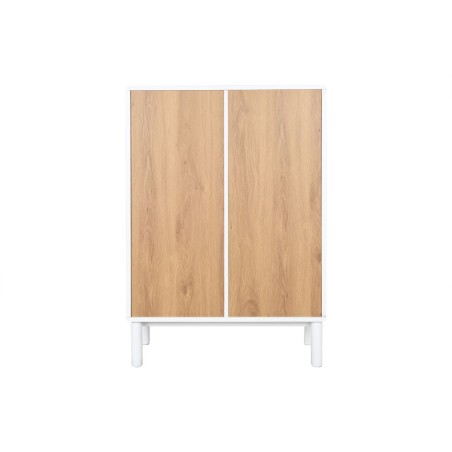 Cajonera Home ESPRIT Blanco Natural Polipropileno Madera MDF 80 x 40 x