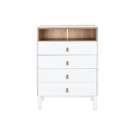 Cajonera Home ESPRIT Blanco Natural Polipropileno Madera MDF 80 x 40 x