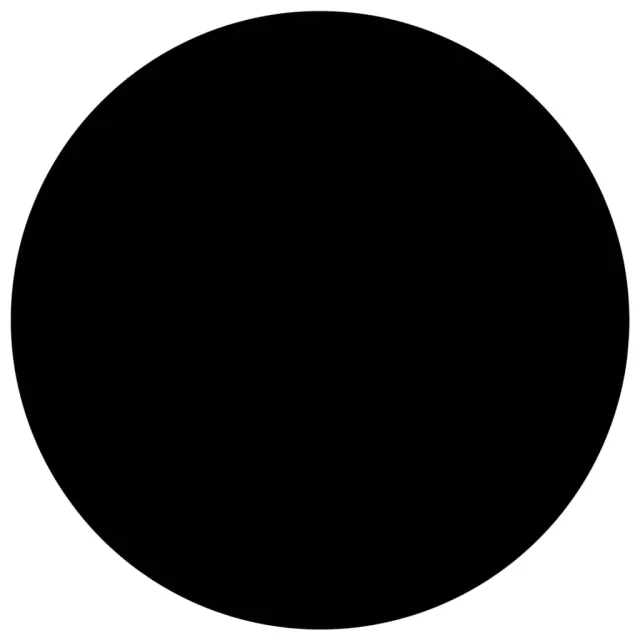 Table basse Noir 40 cm Verre trempé