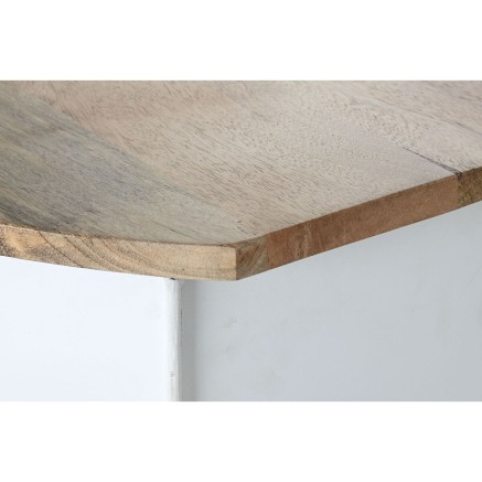 Barmöbel Home ESPRIT Weiß Braun türkis 157 x 52 x 90 cm 2