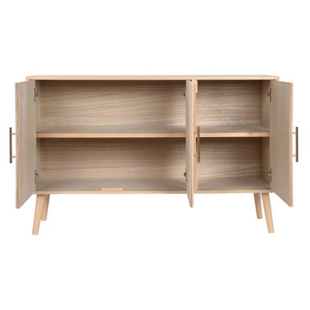 Aparador Home ESPRIT Natural Madera de Paulonia Madera MDF 120 x 34 x