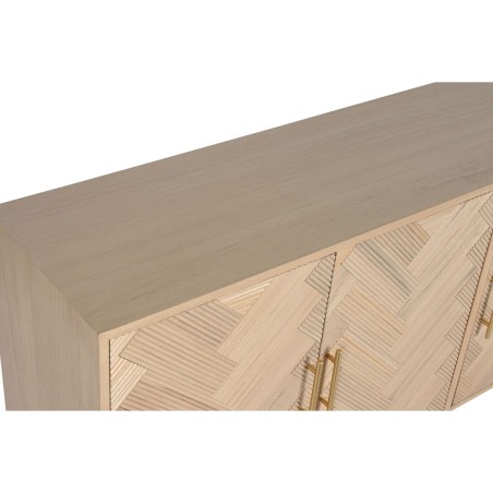 Aparador Home ESPRIT Natural Madera de Paulonia Madera MDF 120 x 34 x