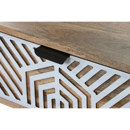 Tavolino da Caffè Home ESPRIT Bianco Legno di mango 115 x 60 x 40 cm