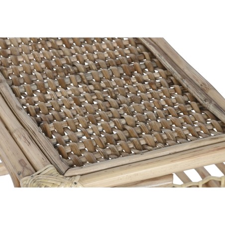 Hoofdtafel Home ESPRIT Natuurlijk Bamboe Rotan 76 x 46 x 40 cm