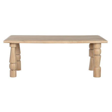 Table de Salle à Manger Home ESPRIT Naturel Bois de manguier 200 x 90