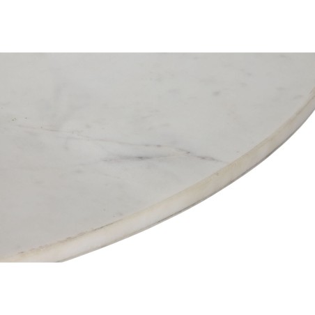 Table de Salle à Manger Home ESPRIT Blanc Naturel Marbre Bois d'acaci