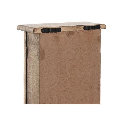 Armario de llaves Home ESPRIT Blanco Natural 18 x 7,5 x 28 cm 2