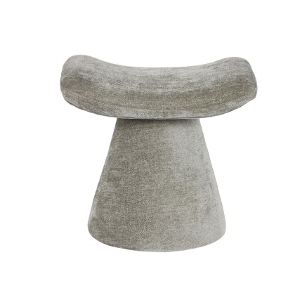 Reposapiés Home ESPRIT Gris Poliéster Madera MDF Moderno 52 x 40 x 4 2