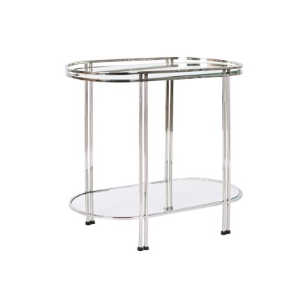 Table d'appoint Home ESPRIT Argenté Acier Miroir 70 x 35 x 63 cm 2