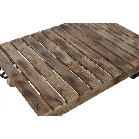 Tischdekoration Home ESPRIT Schwarz natürlich Metall Mango-Holz 130 x