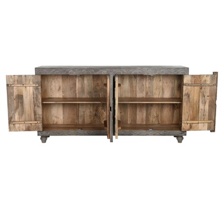 Buffet Home ESPRIT Gris Marron Clair Bois 175 x 40 x 90 cm 175,5 x 40