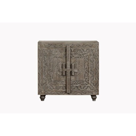 Anrichte Home ESPRIT Grau Hellbraun Holz 91,5 x 40 x 90 cm