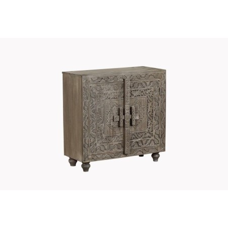 Anrichte Home ESPRIT Grau Hellbraun Holz 91,5 x 40 x 90 cm