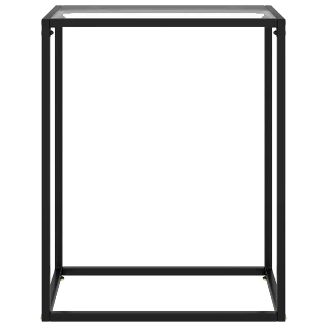 Table console Transparent 60x35x75 cm Verre trempé