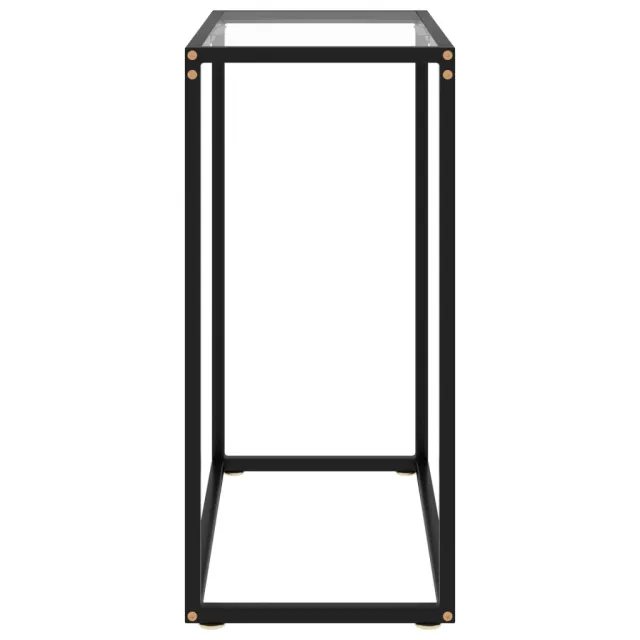 Table console Transparent 60x35x75 cm Verre trempé