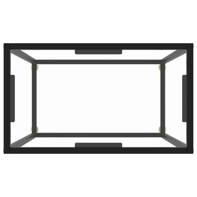 Table console Transparent 60x35x75 cm Verre trempé
