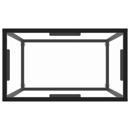 Table console Transparent 60x35x75 cm Verre trempé
