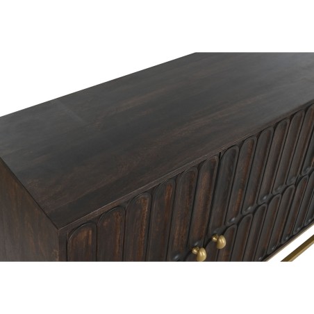 Credenza Home ESPRIT Dorato Marrone scuro Metallo Legno di mango 157,5