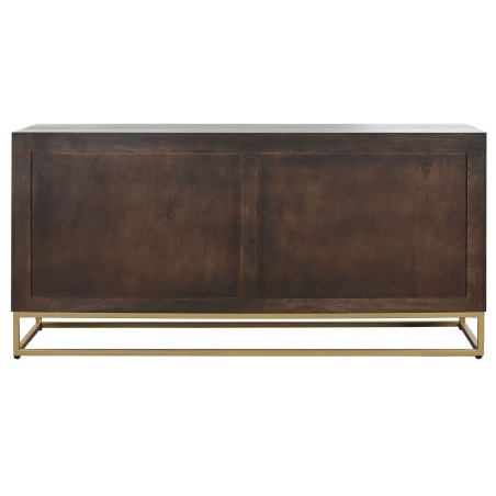 Anrichte Home ESPRIT Gold Dunkelbraun Metall Mango-Holz 157,5 x 47 x 7