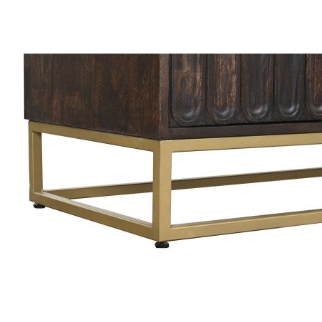 Credenza Home ESPRIT Dorato Marrone scuro Metallo Legno di mango 157,5