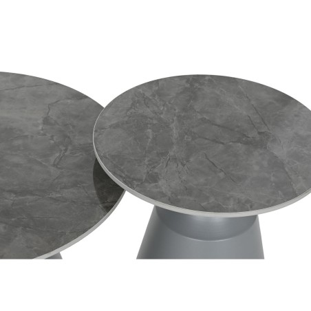 Small Side Table Home ESPRIT Grey 70 x 70 x 43 cm 70 x 70 x 1 cm