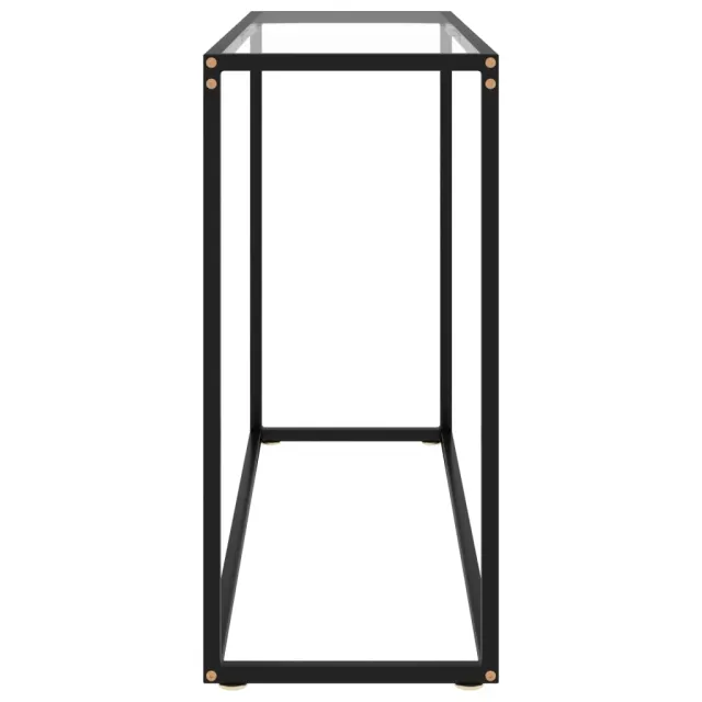 Table console Transparent 100x35x75 cm Verre trempé