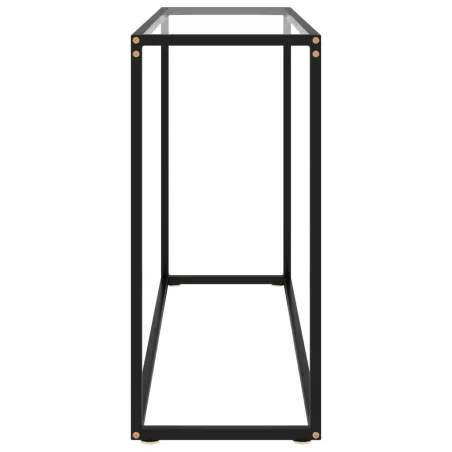 Table console Transparent 100x35x75 cm Verre trempé