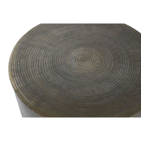 Hoofdtafel Home ESPRIT Gouden Aluminium 90 x 90 x 40 cm
