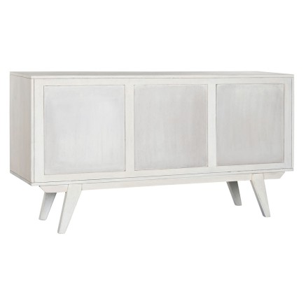 Dressoir Home ESPRIT Wit Rotan Mangohout 155 x 40 x 80 cm